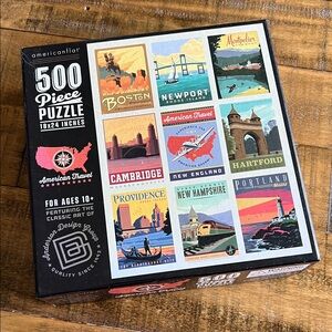 American Travel 500 Piece Puzzle